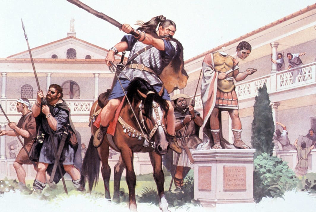 Você sabia que os bárbaros derrubaram o decadente Império Romano?
