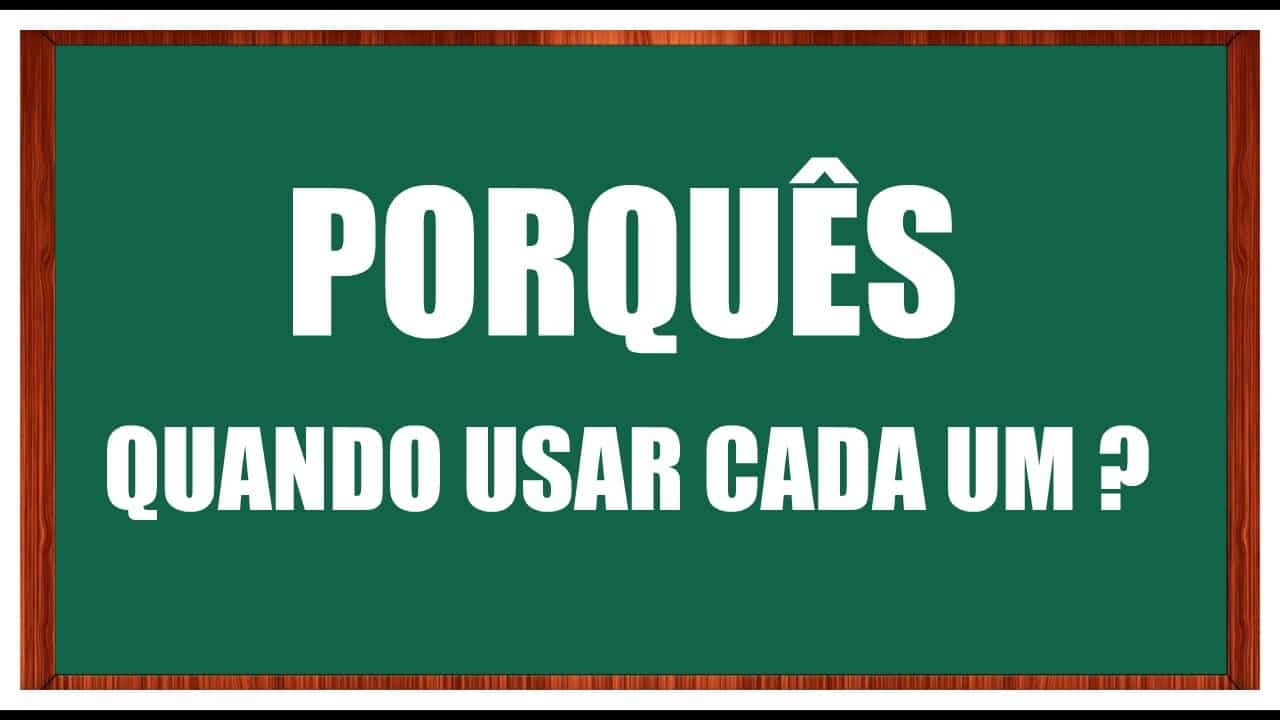 uso dos porquês