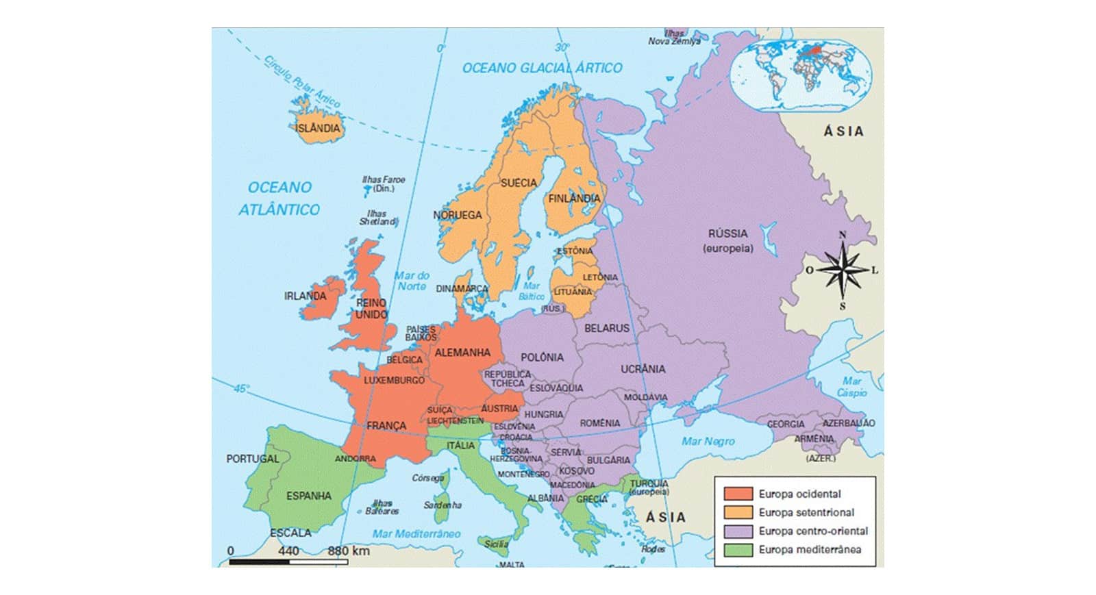 Países Da Europa Lista Completa Capitais E Os Mais Visitados