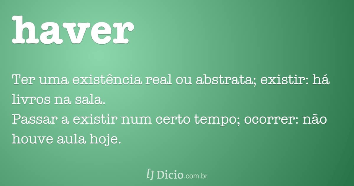 O Que Tem A Ver Ou Haver - FDPLEARN
