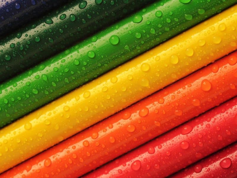 mistura de cores primárias